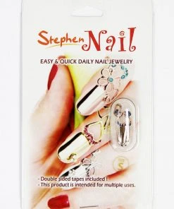 Stephen Nail Jewelry Twin Hearts (Small-Pink Gold)