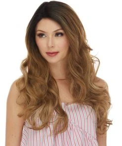 HBL Selena | Lace Front Human Hair Blend Wig By Sepia