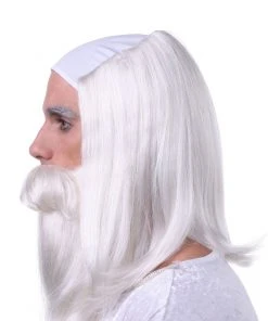 Father Time By Sepia Costume Wigs