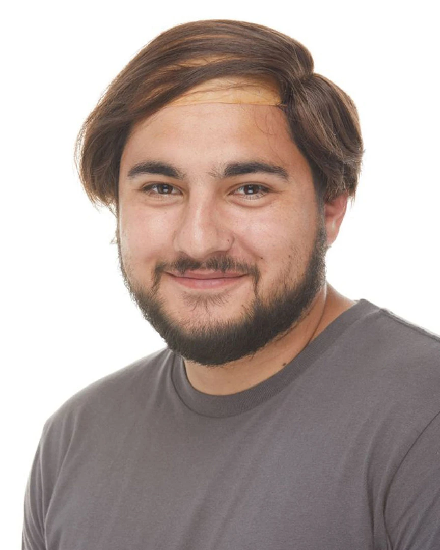 Bald Man By Sepia Costume Wigs