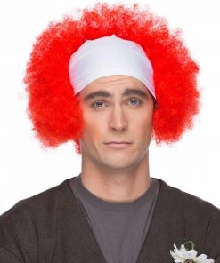 Curly Bald Clown (Homey Bald Clown) By Sepia Costume Wigs