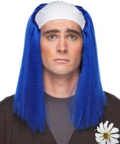 Long Bald Clown By Sepia Costume Wigs