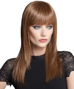 Wigs For Women Sleek & Straight | Lace Front & Monofilament Crown Synthetic Wig By TressAllure