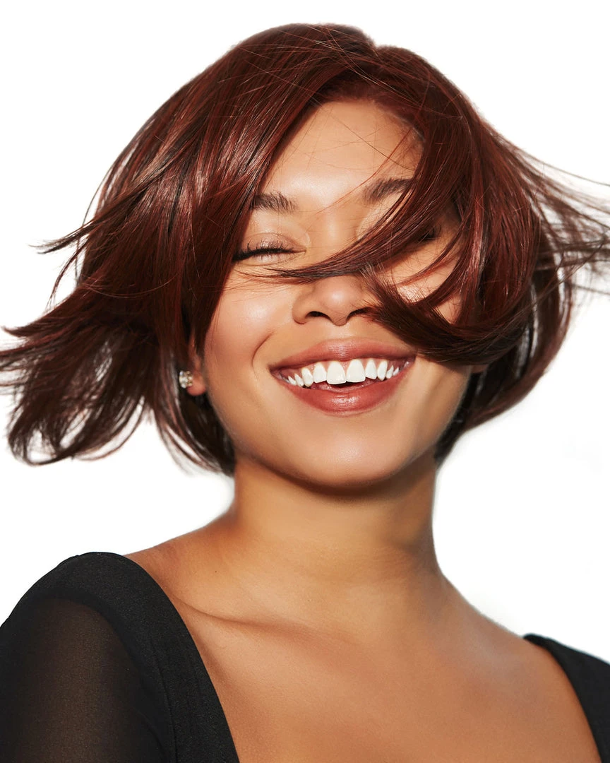 Wigs For Women Angled Bob | Lace Front & Monofilament Part Synthetic Wig By TressAllure