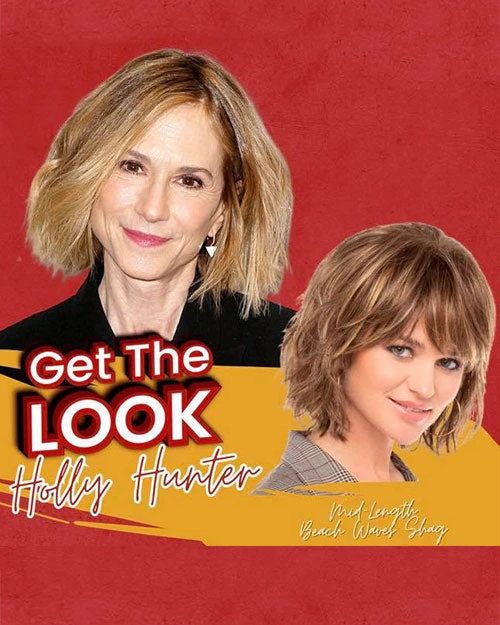 Mid Length Beach Waves | Lace Front & Monofilament Synthetic Wig By TressAllure