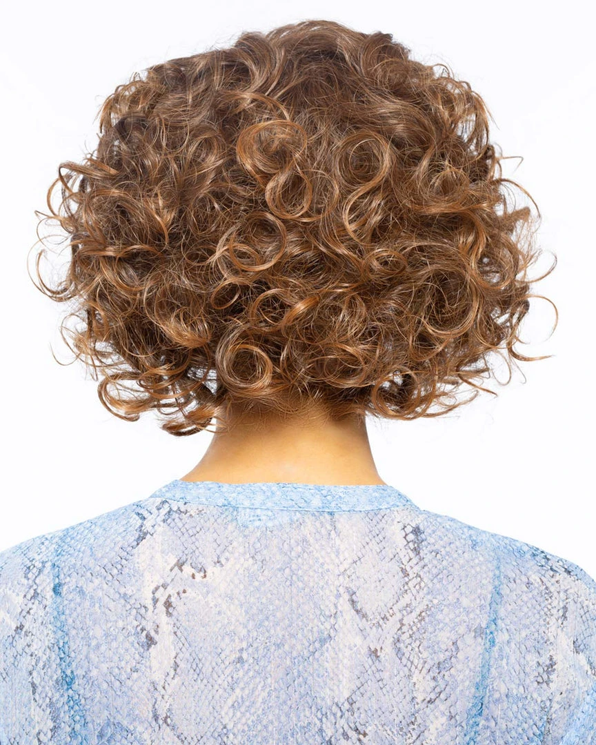 Wigs For Women Curl Intense | Lace Front & Monofilament Top Synthetic Wig By TressAllure