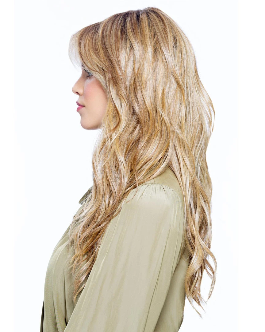 Wigs For Women California Beach Waves | Lace Front & Monofilament Top Synthetic Wig By TressAllure