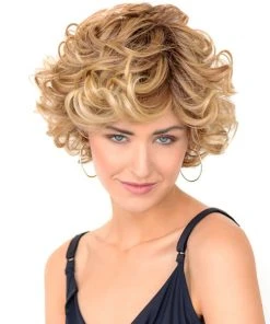 Soft Curl | Lace Front & Monofilament Top Synthetic Wig By TressAllure Wigs For Women