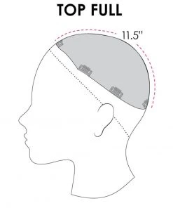 Top Full 12 Inch HH (Exclusive) | Monofilament Remy Human Hair Toppers By Jon Renau