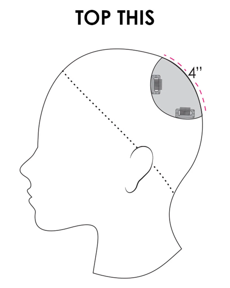 8~12 Inch Top This 12 Inch | Monofilament Remy Human Hair Toppers By Jon Renau