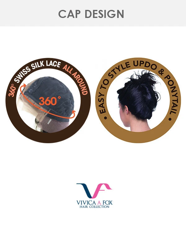 Mena | Lace Front Remy Human Hair Wig By Vivica Fox Wigs For Black Women