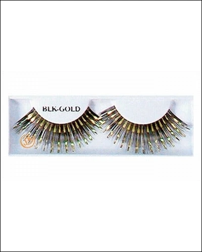 Best Wig Outlet Black/Gold Eyelashes