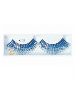 Best Wig Outlet C20 Eyelashes (Blue/Gold)