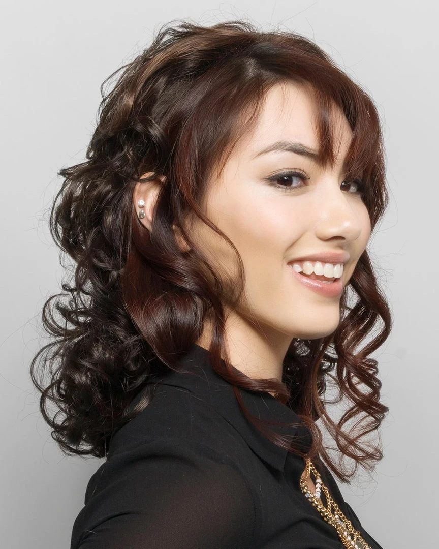 Poppy | 3/4 Synthetic Wig By Wig Pro Headband, 3/4 Wigs