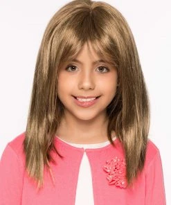 Alyssa V-Mono | Kids Lace Front & Monofilament Synthetic Wig By Wig Pro Wigs For Kids