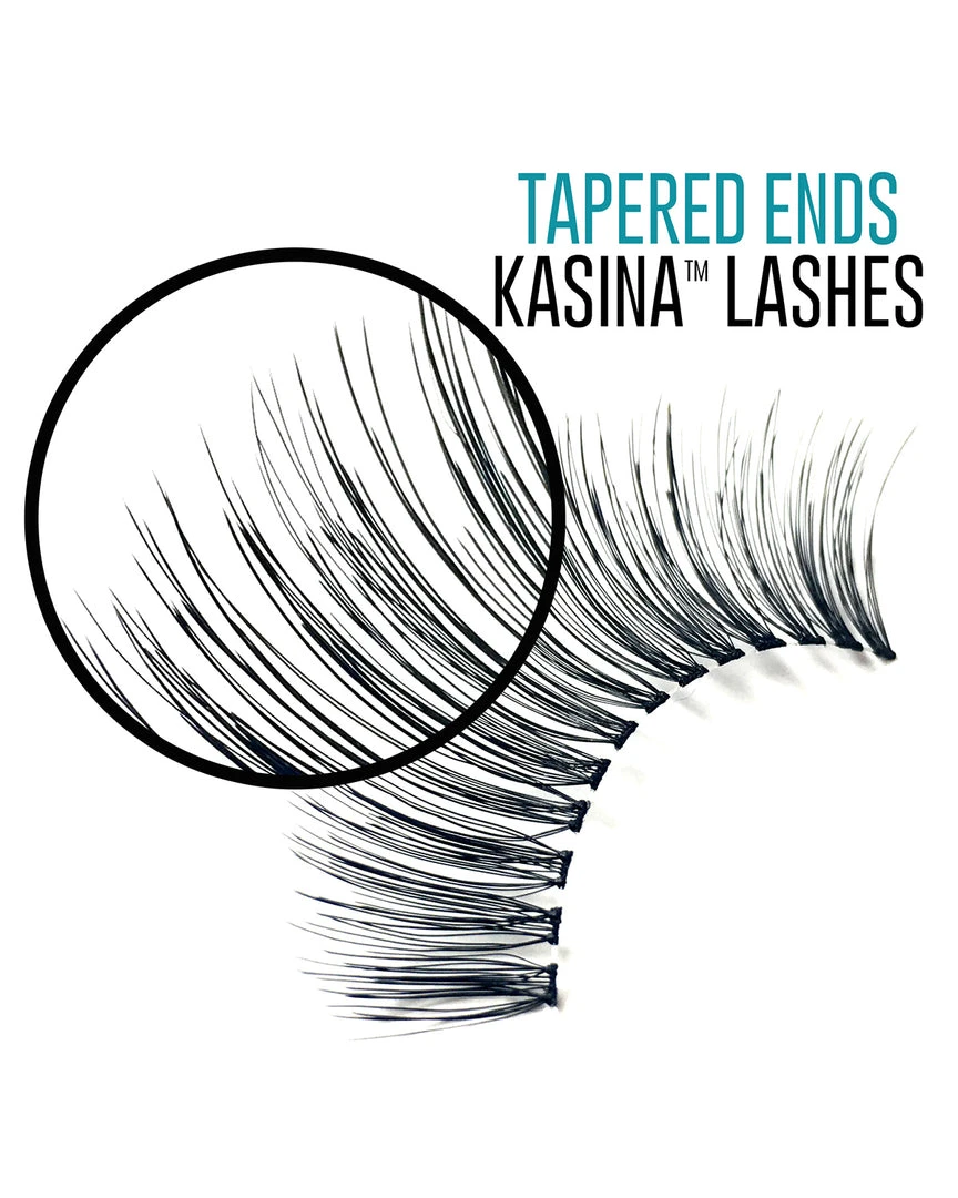 Tapered Ends Eyelashes #117 By Kasina Professional
