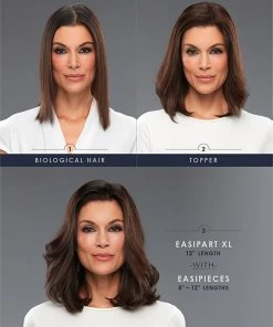 EasiPieces 8 Inch Length X 4 Inch Width (1pc) | Remy Human Hair Piece By Jon Renau